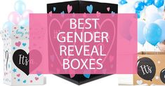 the best gender reveal boxes are on display