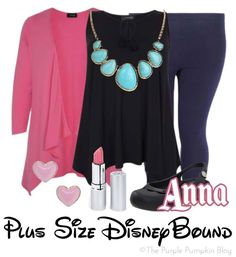 Anna - Plus Size DisneyBound Disneybound Plus Size, Casual Disneybound, Frozen Inspired Outfits, Fancy Casual Outfits, Subtle Cosplay, Newborn Picture Outfits, Casual Teacher Outfit, Elsa Outfit, Fashionable Mom