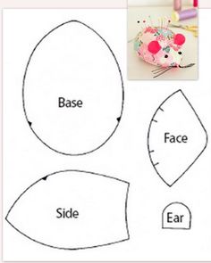 the sewing pattern is shown with instructions for how to sew and cut it out