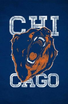 the chicago bears logo is shown on a t - shirt that says clu cago