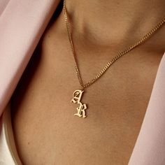 "Double Initial Necklace, Gothic Initial Necklace, Bottom Top Necklace,  Personalized Necklace, Mother's Day Gift, Gift for Mom Surprise discounts are waiting for you inside the box! S H O W ∙ Y O U R ∙ S T Y L E 𝒰 𝒩 𝐼 𝒬 𝒰 𝐸 ♥ Customize your jewelry only for yourself and create your design. Wear it either for everyday use or for special occasions. 𝒫 𝐸 𝑅 𝐹 𝐸 𝒞 𝒯 ∙ 𝒢 𝐼 𝐹 𝒯 ♥ Make your friends or family happy with this exclusive gift. 𝑀 𝐼 𝒩 𝐼 𝑀 𝒜 𝐿 𝐼 𝒮 𝒯 ∙ 𝒟 𝐸 𝒮 𝐼 𝒢 Vintage Necklaces For Valentine's Day Personalized Gift, Vintage Initial Pendant Charm Necklace As Gift, Vintage Necklace With Charms For Personalized Gift, Custom Initial Pendant Necklace As Gift, Vintage Initials Necklace As Personalized Gift, Vintage Initials Necklace For Personalized Gift, Initial Pendant Charms Jewelry For Anniversary Gift, Initial Pendant Jewelry With Charms For Anniversary Gift, Vintage Initial Necklace As A Gift