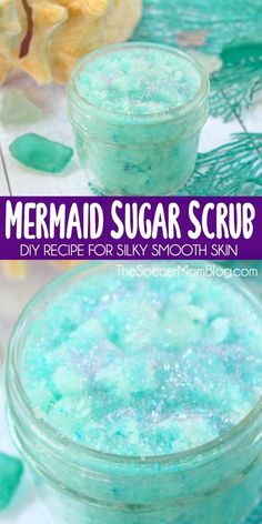 Lip Scrub Recipe, Diy Mermaid, Mermaid Magic