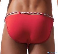 Orcajump - Childrens Triangle High-Cut Underpants for Enhanced Comfort Red Casual Brief Bottoms, Casual Red Brief Bottoms, Red Brief Swim Bottoms, High Cut, Red, Clothes