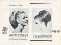 Pouf Hair, 60’s Hair, Cosmo School, Groovy Clothes