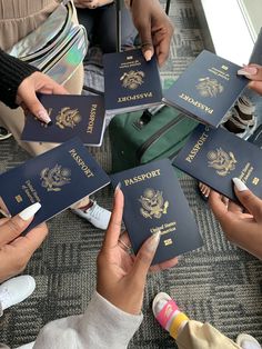 Passports, airport photo Tulum Resorts, United States Passport, Vision Board Images, Passport Online, Dream Vision Board, Girls Vacation