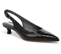 Instant sophistication. These slingback pumps are oh-so fashionable with a kitten heel and a slingback strap. From Franco Sarto. Mally Beauty, Mirror Man, Adaptive Clothing, Fitness Gifts, Autumn Beauty, Beauty Awards, Slingback Pump, Franco Sarto, Kitten Heel