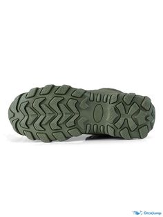 OrcaJump - Premium Hunter Green Mountaineering Boots: Lightweight, Breathable, and Comfortable for Outdoor Hiking and Camping Green Lace-up Combat Boots For Outdoor, Durable Green Round Toe Boots, Non-slip Ankle-high Boots For Outdoor, Ankle-high Non-slip Boots For Outdoor, Casual Green Durable Boots, Durable Khaki Waterproof Boots With Round Toe, Durable Khaki Hiking Boots With Round Toe, Non-slip Lace-up Outdoor Boots, Casual Resort Wear