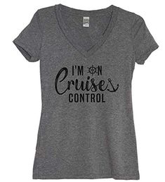 I'm On Cruise Control Womens Funny Boating Family Cruise ... https://www.amazon.com/dp/B07MP9BZ7N/ref=cm_sw_r_pi_dp_U_x_Lu-kCbGYHWQ58 The Future Is Female, Future Is Female, V Neck Shirt, Feminist Shirt, Family Cruise, Knit Tees, Cruise Control, Grey Women, Up Girl