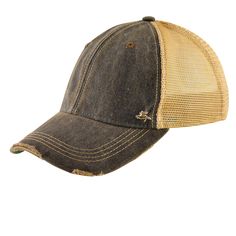 PRICES MAY VARY. The Gritty Bull unstructured fit Distressed Ball Cap is perfect for those who appreciate a vintage aesthetic and wants to add a unique touch to their wardrobe. The adjustable snapback closure ensures a perfect fit. One Size Fits All The distressed look and unstructured soft front panels give this hat a rugged, worn-in look. Made from 100% cotton and featuring a mesh back, this hat is designed for comfort and breathability. Classic Vintage Look If you are a person who prefers to Rugged Adjustable Baseball Cap With Curved Brim, Rugged Adjustable Curved Brim Baseball Cap, Adjustable Mesh Back Snapback Hat, Retro Adjustable Distressed Hats, Retro Distressed Adjustable Hats, Distressed Adjustable Snapback Baseball Cap, Vintage Distressed Hats With Curved Bill, Vintage Distressed Hat With Curved Bill, Vintage Distressed Adjustable Dad Hat