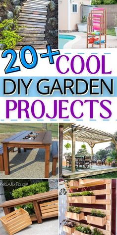 20 cool diy garden projects that are easy to make and great for the backyard