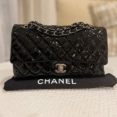 Comes With Authentication Card With Serial Number And Original Dust Bag 100% Authentic Silver Hardware And Very Little Wear On The Bag Original Purchase Price $5,600 Vintage Chanel Bag, Bags Vintage, Chanel Bags, Vintage Chanel, Flap Bag, Silver Hardware, Chanel Bag, Dust Bag, Chanel