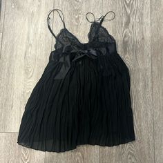 Nwt Two Piece Lingerie Set. Black With Lace And Bow Detail Long Top With Sheer G String. Never Been Worn. Victoria's Secret Party Camisole Sleepwear, Victoria's Secret Black Sheer Sleepwear, Victoria's Secret Party Sleepwear With Lace Trim, Victoria's Secret Lace Trim Camisole For Party, Victoria's Secret Coquette Sleepwear, Black Sheer Camisole Sleepwear, Black Sheer Camisole For Loungewear, Victoria's Secret Black Camisole Sleepwear, Victoria's Secret Lace Trim Camisole For Night