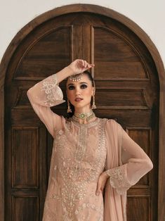 Brand: AYZELProduct Code: AZ-V5-05 AMOURCollection: Ayzel by Afrozeh Panache Luxury Formal CollectionFabric: Chiffon DESIGN DETAILS: Chiffon Embroidered Front (1 Pc) Chiffon Dyed Back (1 Pc) Organza Embroidered Front+Back Border (2 M) Chiffon Embroidered Sleeves (0.66 M) Organza Embroidered Sleeves Border (1 M) Chiffon Embroidered Dupatta (2.62 M) Organza Embroidered Dupatta Pallu Border (2.28 M) Raw Silk Dyed Trouser (2.28 M) DISCLAIMER:* Lining, Laces, and Tassels are not included in unstitche High End Shoes, Alkaram Studio, Embroidered Sleeves, Embroidered Dupatta, Online Shopping Websites, Silk Dyeing, Fabric Stores Online, Shopping Websites, Designer Suits