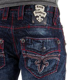 Rock Revival Dan Straight Jean - Men's Jeans | Buckle Rock Jeans, Mens Fashion Fall, Cool Clothing, Classy Fashion, Mens Clothes