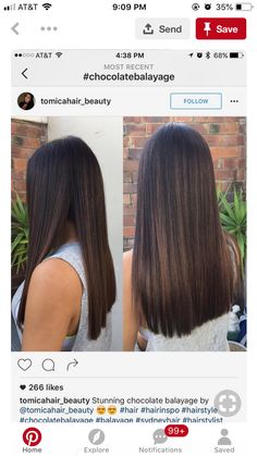 Brunette Hair Color With Highlights, Balayage Straight, Balayage Straight Hair, Brown Hair Shades, Brunette Balayage Hair, Brown Hair Balayage