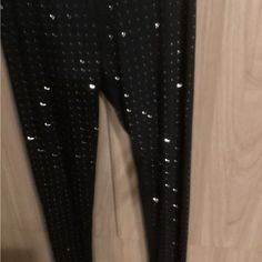 New Vocal All Over Both Sides Rhinestone Leggings. Full Length . Black Top To Bottom Rhinestones. Stretch Lycra. Fitted Black Embellished Pants, Glamorous Black Bottoms With Rhinestones, Fitted Embellished Black Pants, Embellished Black Bottoms For Night Out, Black Embellished Bottoms For Party Season, Embellished Black Pants For Party, Embellished Black Party Pants, Black Embellished Party Pants, Black Embellished Pants For Party