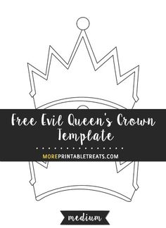 Queen Crown Templates Free Printable, Evil Queen Headpiece Diy, Snow White Evil Queen Costume Diy, Snowhite Costume, Evil Queen Costume Diy, White Queen Costume