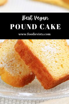 Best vegan pound cake is a plant-based version of the classic pound cake, typically made with ingredients like flour, sugar, plant-based milk, and a vegan butter substitute. Despite being free from animal products, vegan pound cake retains the dense and moist texture of traditional pound cake. It has a rich and buttery flavor, with a hint of sweetness that makes it perfect for enjoying on its own or with a cup of tea or coffee. Vegan pound cake is a great option for those following a vegan diet or for anyone looking for a delicious and dairy-free dessert option. Best Vegan Cake Recipe, Traditional Pound Cake, Peanut Butter Pound Cake, Vegan Butter Substitute, Classic Pound Cake, Eggless Cakes, Vegetarian Sweets