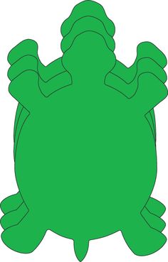 Large Single Color Cut-Out - Turtle - Creative Shapes Etc. Crafts For Beginners, Turtle Theme, Turtle Crafts, Animals Party, Construction Paper Crafts, Turtle Decor, Edible Crafts, Turtle Party, Vbs Crafts