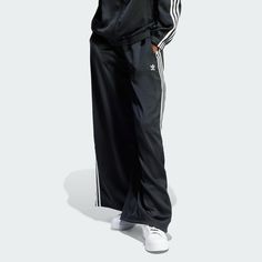 adidas Shop the Adicolor Satin Wide Leg Track Pants - Black at adidas.com/us! See all the styles and colors of Adicolor Satin Wide Leg Track Pants - Black at the official adidas online shop. Wide Leg Track Pants, Legging Adidas, Adidas Sl 72, Thrift Inspo, Adidas Adicolor, Adidas Sweats, 2022 Style, Satin Noir, Adidas Track Pants