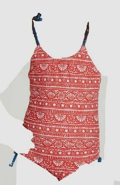 $95 Billabong Kid's Girl Red White Stretch One-Piece Spaghetti-Strap Swimsuit 14 Description Let starfish and stripes take center stage in this play on a patriotic print. The girls one piece swimsuit mixes and matches prints with contrast ties at the shoulder straps and at the lower sides. Girls one piece swimsuit. Allover print. Contrast print ties at shoulders and sides. Spaghetti straps that tie at shoulder seams. Scoop back. Shirring at side seams with spaghetti ties. 85% Polyester, 15% Elas Tag Sale, Printed Ties, Center Stage, Billabong, Starfish, One Piece Swimsuit, Shoulder Straps, Tank Top Fashion, Spaghetti Strap