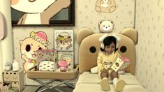 kemie 🐻 Sims 4 Clutter Food, Rilakkuma Sims 4 Cc, Sims 4 Shop, Mods For Sims 4, House Design Aesthetic, Animation Creator, Sims 4 Content, Cc Furniture, House Decals