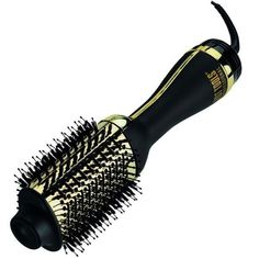 Hot Tools Professional 24K Gold One-Step Blowout Styler #HT1076
The Hot Tools Professional 24K Gold Charcoal Infused One-Step Blowout styling tool is dependable in every way. Starting with the design, the versatile oval brush design has gently curved sides created to smooth hair, while the rounded edges help craft volume from the roots down to beautifully curled ends. Just one step to gorgeous styles. A styling surface designed with our tried and trusted 24K Gold Technology delivers even heat distribution that’s essential to consistent results. Plus, it’s ideal for all hair types! Direct ION Technology helps maintain a neutral charge on the hair’s surface, leaving the hair looking conditioned and smooth, while helping reduce frizz and static for shiny, healthy-looking hair. Designed with u Hair Color Removers, 2nd Day Hair, Curled Ends, Beard Wax, Hair Color Remover, Barber Razor, Brush Design, Colour Remover, Oval Brush