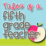 an apple with the words tales of a fifth grade teacher