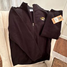 Brand New Boys Mizzou Fleece! Boys Xl Fits Like 18/20. Black Fleece Outdoor Tops, Black Fleece Tops For Outdoor, Black Crew Neck Fleece Jacket, Black Casual Crew Neck Fleece Jacket, Unc Sweatshirt, Florida Gators Hoodie, Alabama Sweatshirt, Tiger Girl, Sweatshirt Zipper