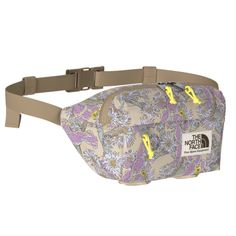 Style # NF0A52VUYMI This vintage-style lumbar pack holds your essentials for a day out. Color: Mineral Purple Cactus Camo Print/Khaki Stone/Lemon Yellow Crinkly nylon face fabric offers a vintage texture and distinct look Adjustable waist strap fits a variety of body sizes Main compartment fits items such as a water bottle, phone and keys External, secure-zip pocket holds smaller items Back-panel padding for a comfortable carry Dimensions: 11.81" x 2.76" x 5.71" Casual North Face Outdoor Bags, Daily Use Nylon The North Face Bags, Daily Use Nylon Bags By The North Face, Daily Use North Face Nylon Bags, Daily Use The North Face Nylon Bags, The North Face Nylon Bags For Daily Use, Casual The North Face Bags For Outdoor Activities, Casual The North Face Bag For Daily Use, Casual Green The North Face Bag