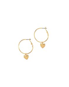 PRICES MAY VARY. CHICH HOOP DESIGN: Dauplaise Women's Heart Drop Earrings feature a trendy hoop design that adds a touch of sophistication to any outfit. The heart-shaped drop pendant adds a charming detail, making these earrings perfect for everyday wear or special occasions. AVAILABLE IN GOLD AND SILVER TONES: Choose from two versatile finishes to match your personal style. The gold tone finish offers a classic look, while the silver tone finish adds a modern touch. Both options complement a v Cute Gold Earrings, Hoop Design, Heart Drop Earrings, Stylish Earring, Stunning Earrings, Drop Pendant, Jewelry Earrings Hoops, Gold And Silver, Gold Earrings