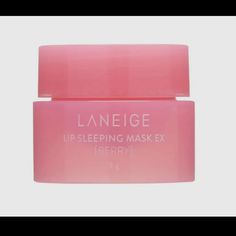 Laneige Lip Mask. Mini Lip Mask Perfect For On The Go Or Travel! Berry Scent 3 Grams Moisturizing, Nourishing And Healing! Gradient Lips, Korean Beauty Brands, Laneige Lip, Berry Lips, Nighttime Routine, Laneige Lip Sleeping Mask, Lip Sleeping Mask, Sleeping Mask, Chapped Lips