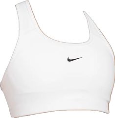 White Athleisure Sports Bra For Light Sports, White Activewear With Light Support For Sports, White Athletic Fit Sports Bra With Go-dry, White Go-dry Sports Bra, White Racerback Activewear For Sports, White Go-dry Functional Sports Bra, White Functional Go-dry Sports Bra, Sporty White Sweat-resistant Sports Bra, White Sweat-resistant Sports Bra