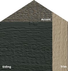 the different types of wood that are used for siding and cladding, including an accent