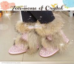 "--------------------------Description----------------------------- Material: SheepSkin , Wool External Skin: Pure Skin Internal Skin: Wool (D X 1.5cm, able to keep warm) Crystal: Czech crystal (Optional, Swarovski Crystal can be picked with extra cost) Women's FootWear Size: US5 @ EUR36 @ UK3.5 @ 8.50\" @ 21.6cm US6 @ EUR37 @ UK4.5 @ 8.88\" @ 22.5cm US7 @ EUR38 @ UK5.5 @ 9.25\" @ 23.5cm US8 @ EUR39 @ UK6.5 @ 9.50\" @ 24.1cm US9 @ EUR40 @ UK7.5 @ 9.88\" @ 25.1cm US10 @ EUR41 @ UK8.5 @ 10.19\" @ Wool Boots, Pure Skin, Womens Footwear, Purple Pearl, Czech Crystal, Fox Fur, Natural Pearls, Boot Shoes Women, Ugg Boots