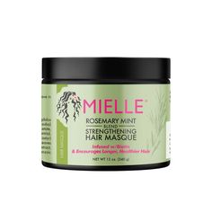 Honey And Coconut Oil, Mielle Rosemary Mint, Restore Hair Health, Mielle Organics, Strengthening Hair, Mint Hair, Hair Masque, Essential Oils For Hair, Rosemary Mint