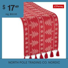 the north pole trading co nordic scarf is $ 17 99