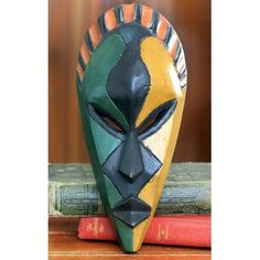 Mask Wall Decor, African Inspired Decor, Mask Drawing, Afrique Art, Mask Wall, Wall Mask, African Mask, Handmade African, Animal Masks