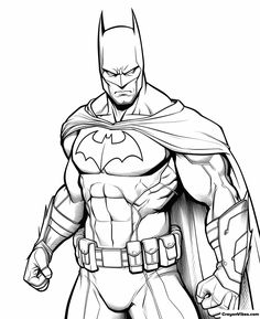 the batman coloring pages for kids