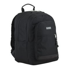 This one of a kind backpack is ideal for a day filled with class, sports and extracurricular activities. The Eastsport Rail Tech Backpack is designed to maximize compartment space while maintaining a slim silhouette. Front three zipper pockets securely hold items of various sizes - complete with interior pockets for all your organizational needs. Main compartment securely fits a laptop or other tech device of up to 16 in protected tech sleeve. Side pockets suit a water bottle, umbrella or other Extracurricular Activities, Tech Backpack, Extra Curricular Activities, North Face Backpack, Customer Care, Walmart Shopping, Black Backpack, Athleisure, Zipper Pocket