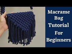 the macrame bag crochet pattern for beginners