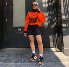 Mode Dope, Instagram Baddie, Chill Outfits, Cycling Shorts, Sporty Chic, Dope Outfits, Wardrobe Style, Fit Ideas