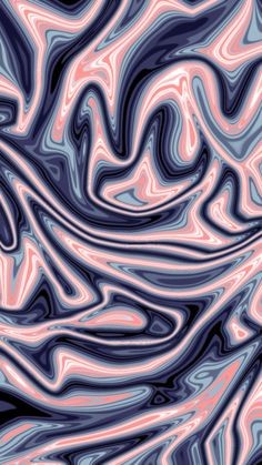 an abstract blue and pink background with wavy lines