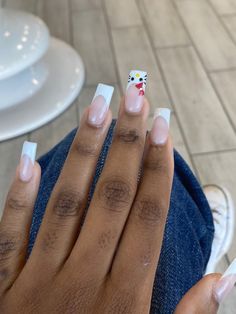 Nails Brown Short, Tips Nails, French Tip Press On Nails, Nails Brown, Milky Nails, Short Coffin, Nails Trends, Gel Nail Tips