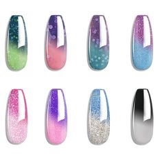 PRICES MAY VARY. OMAINY COLOR CHANGING GEL POLISH SET:Item Include 8 temperature color changing nail polish color collection of Purple to light red,blue to white,Pink red to light red ,blue to white,lavender,wind red,black to white. COLOR CHANGING NAIL POLISH FUN:Color changing by temperature change at 32 degre,keep nail longer will get perfect effect as picture show .Or put in the cold or hot water to see the color changing right now . APPLICATION TIPS FOR GEL NAIL POLISH:Applying on long nails Mood Changing Nail Polish, Mood Gel Polish, Mood Nail Polish, Color Changing Gel Polish, Vestido Charro, Thermal Nail Polish, Color Change Nail Polish, Color Changing Nails, Diy Nail Polish