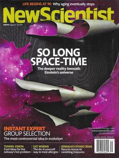 the front cover of news scientist magazine