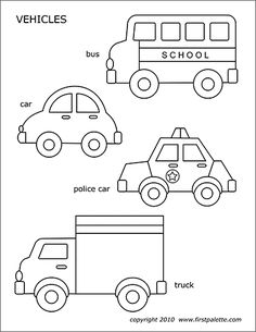 an image of cars and trucks coloring pages