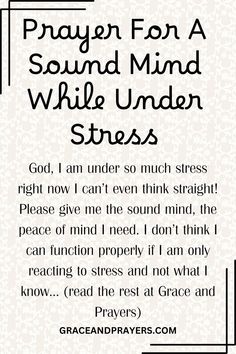 Amidst the whirlwind of stress and deadlines, this prayer serves as a gentle reminder that peace is within reach when we seek divine support. Let these words uplift you, providing strength and serenity as you navigate through life's pressures with a guided heart and a clear mind. For tranquility in tumultuous times, delve into comforting prayers at Grace and Prayers. Serenity Prayer Quote, Comforting Prayers, Prayer For Strength, Prayers Of Encouragement, Morning Prayer Quotes, Prayer And Fasting, Prayer For Family, Sound Mind