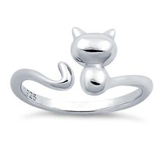 Top of ring height: 9.8mm

Band width: 1.9mm

Shank width: 1.9mm



Metal: 925 sterling silver

Plating: rhodium plated

Finish: high polish Cat Rings, Silver Cat Ring, Silver Top, Cat Ring, Diamond Engagement Rings Vintage, Silver Cat, Silver Tops, Cat Jewelry, Wedding Rings Vintage