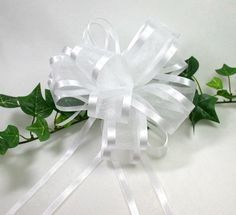 a close up of a flower on a white surface